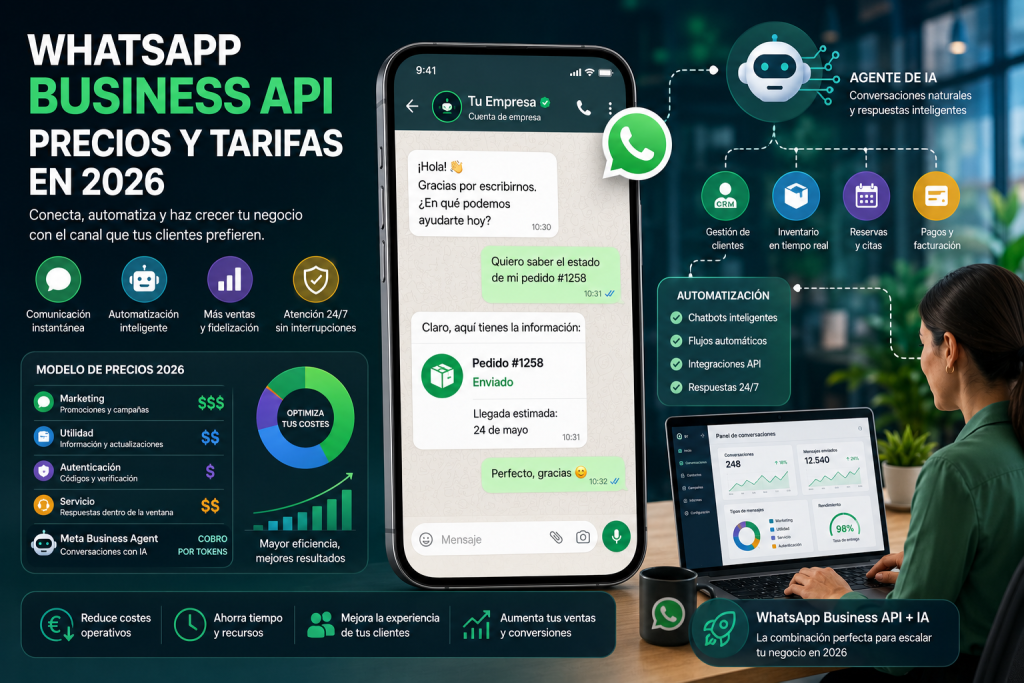 Cuánto cuesta WhatsApp Business API en 2026: precios y tarifas