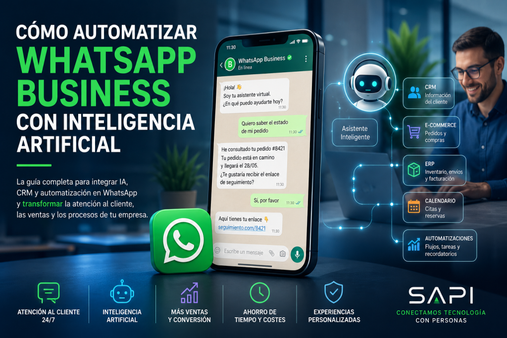Cómo automatizar WhatsApp Business con inteligencia artificial