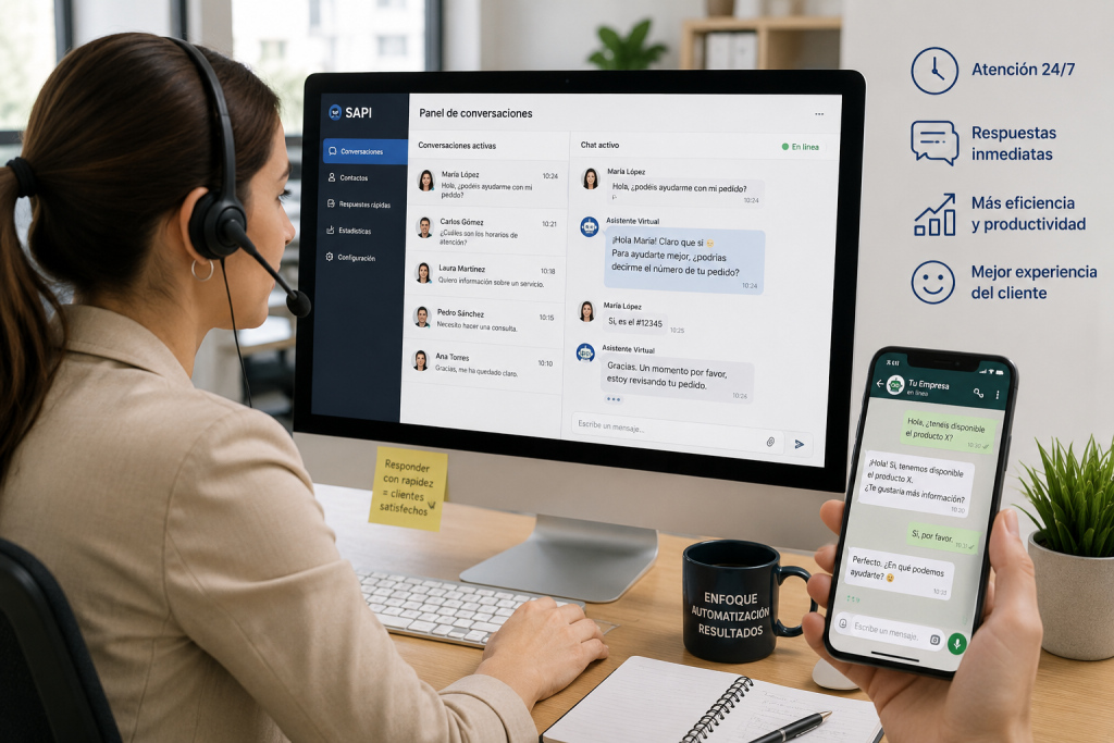 Chatbots para atención al cliente en empresas modernas