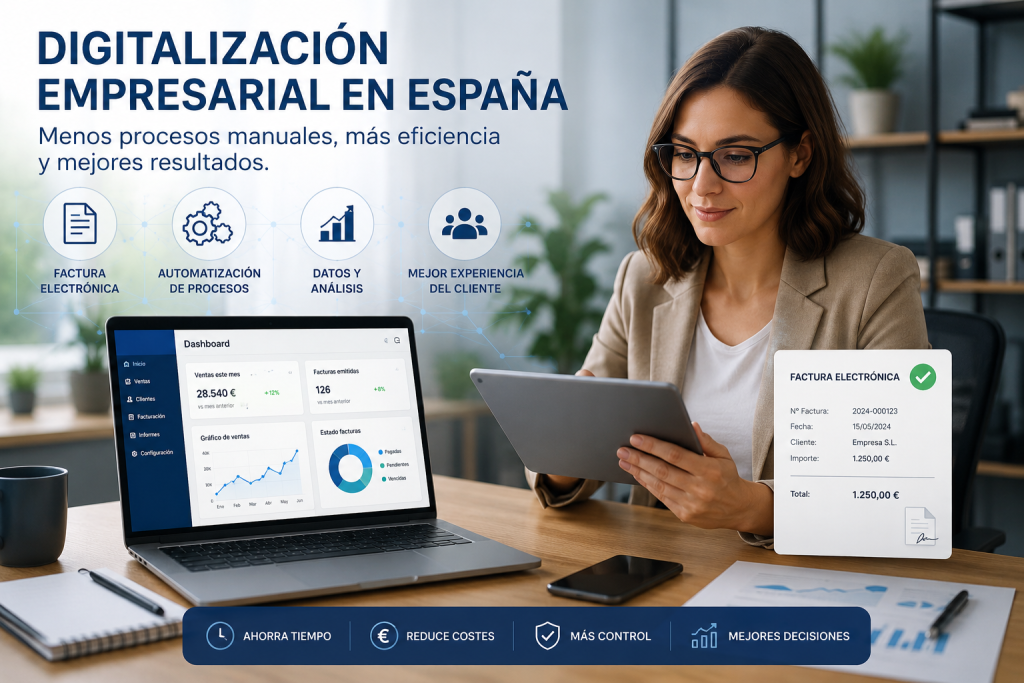 Digitalización empresarial y factura electrónica en España