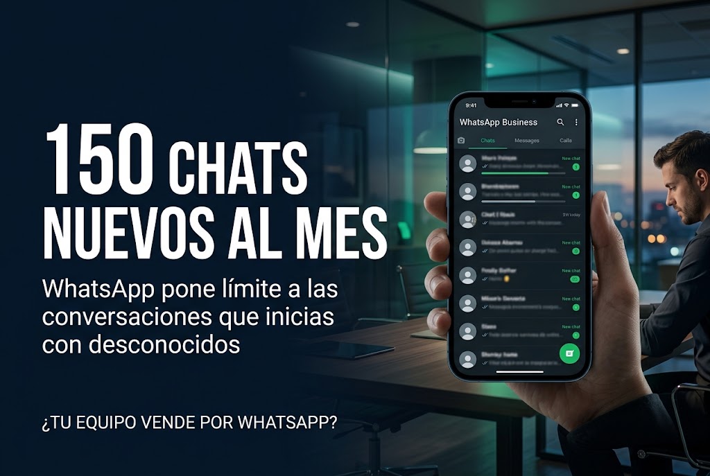 WhatsApp limita a 150 los chats nuevos al mes: qué significa para tu empresa y cómo seguir captando clientes sin riesgo