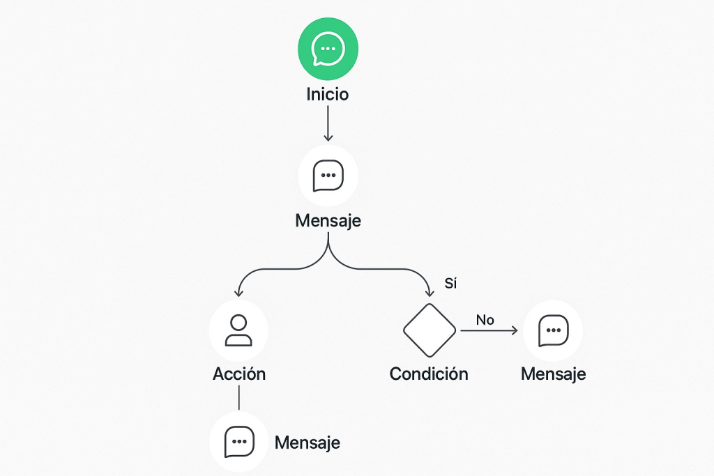 Flujos automáticos en WhatsApp: cómo reducir el tiempo de respuesta un 60 %