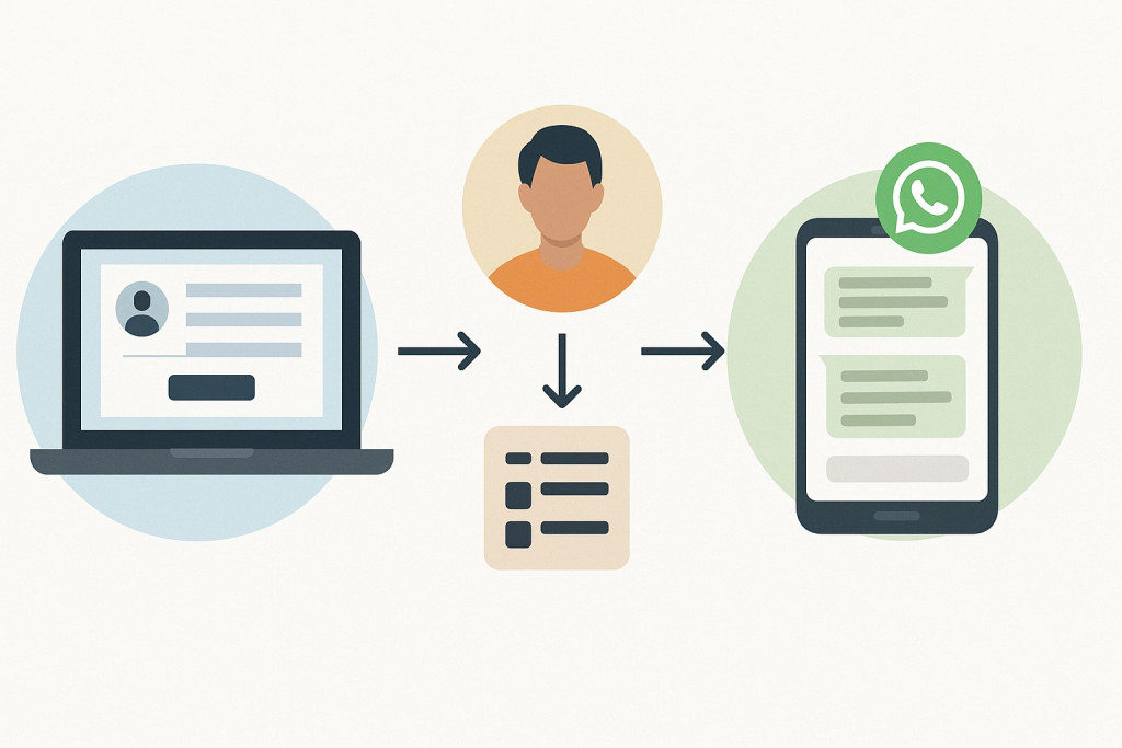 Cómo captar leads con formularios conectados a WhatsApp