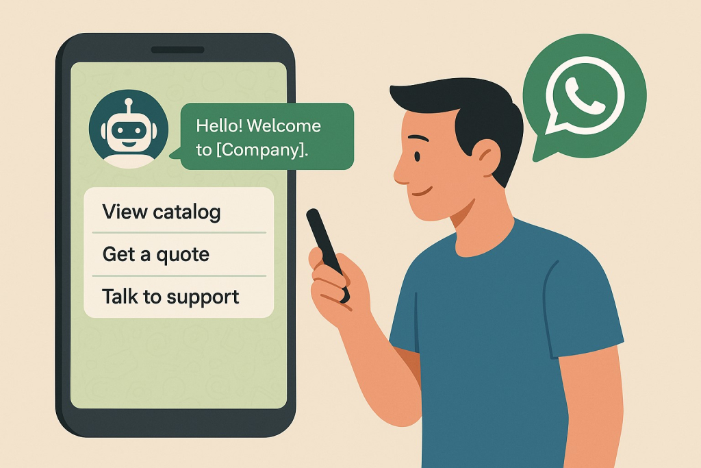 Ideas de mensajes de bienvenida en WhatsApp para convertir más leads